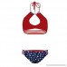 American Flag Bikinis,Hemlock Women Flag Printed Swimsuits Beach Sea Swimwears Stappy Swimming Bathing Suit Red B07D6845HV